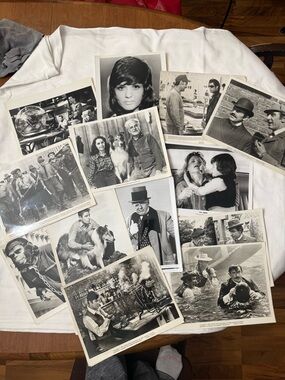 Vintage Black & White Movie Stills Collectible Set 15 prints